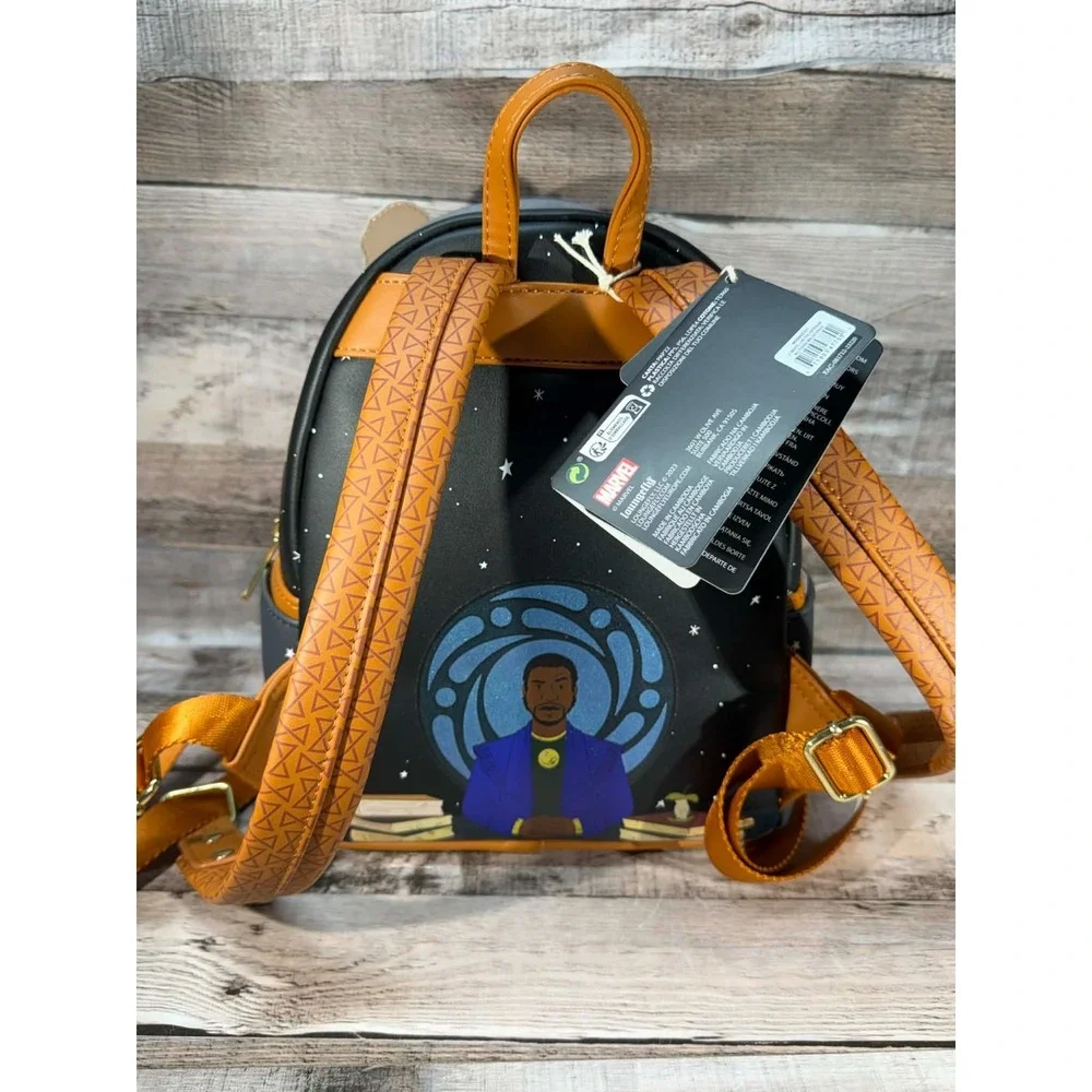 Loungefly Marvel Loki TVA Multiverse Lenticular Mini Backpack